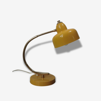 Lampe vintage  60 tôle laquée et laiton