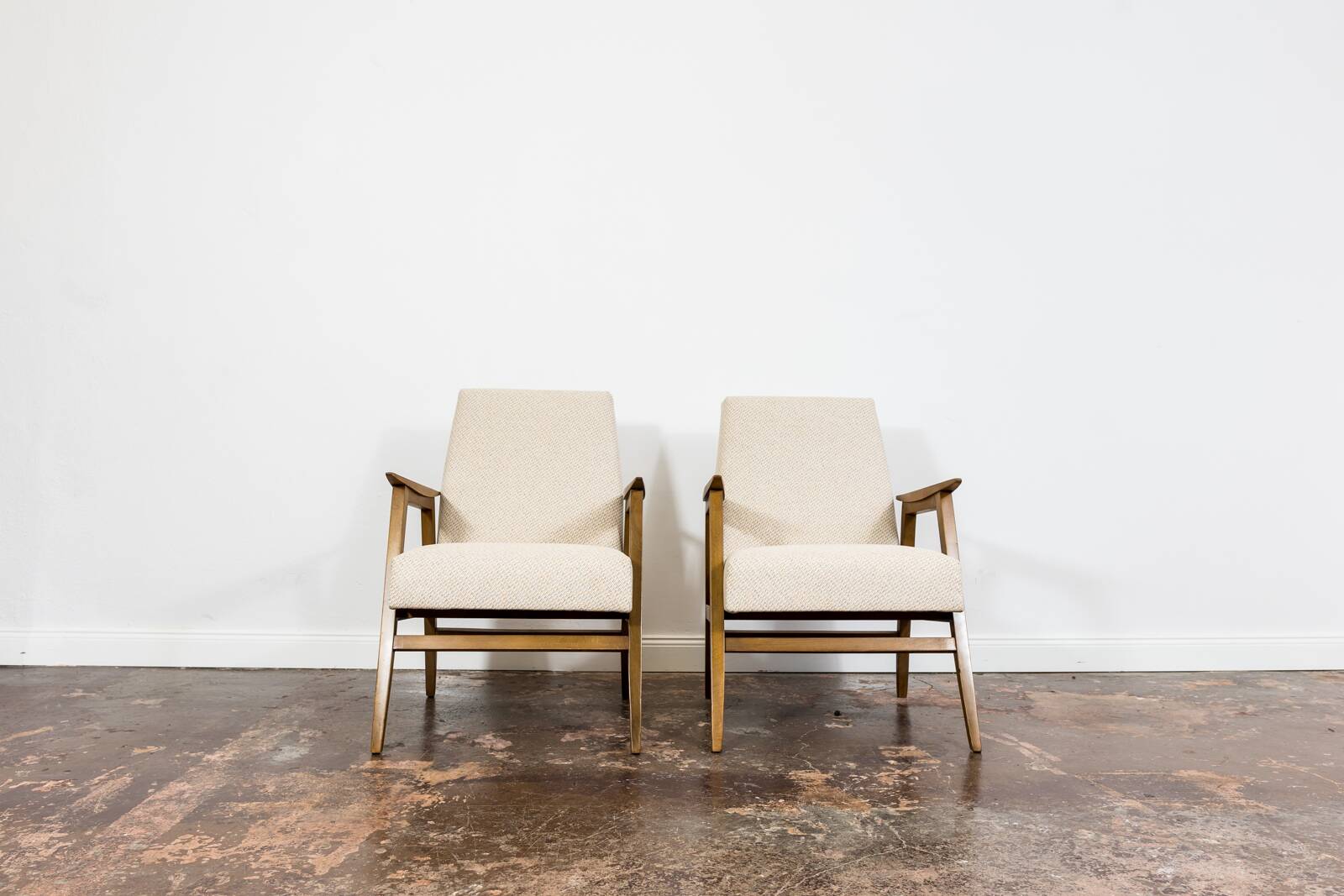 Pair of restored mid-century modern armchairs 1960's