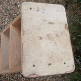 Old wooden stepladder