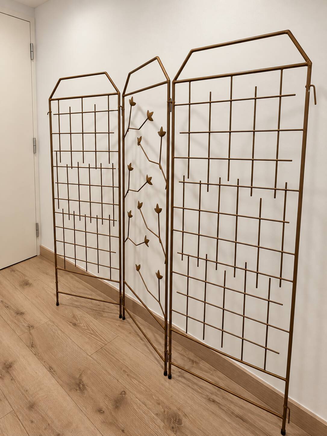 Antique wrought iron screen