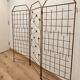 Antique wrought iron screen