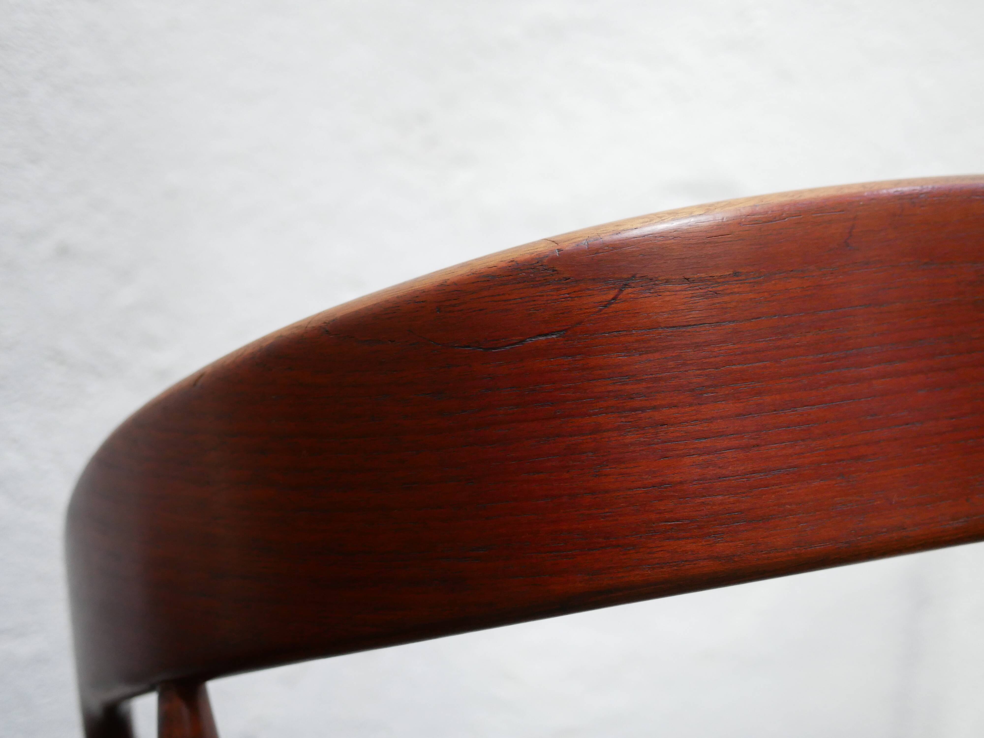 Scandinavian teak chair by J. Andersen for Uldum Mobelfabrik