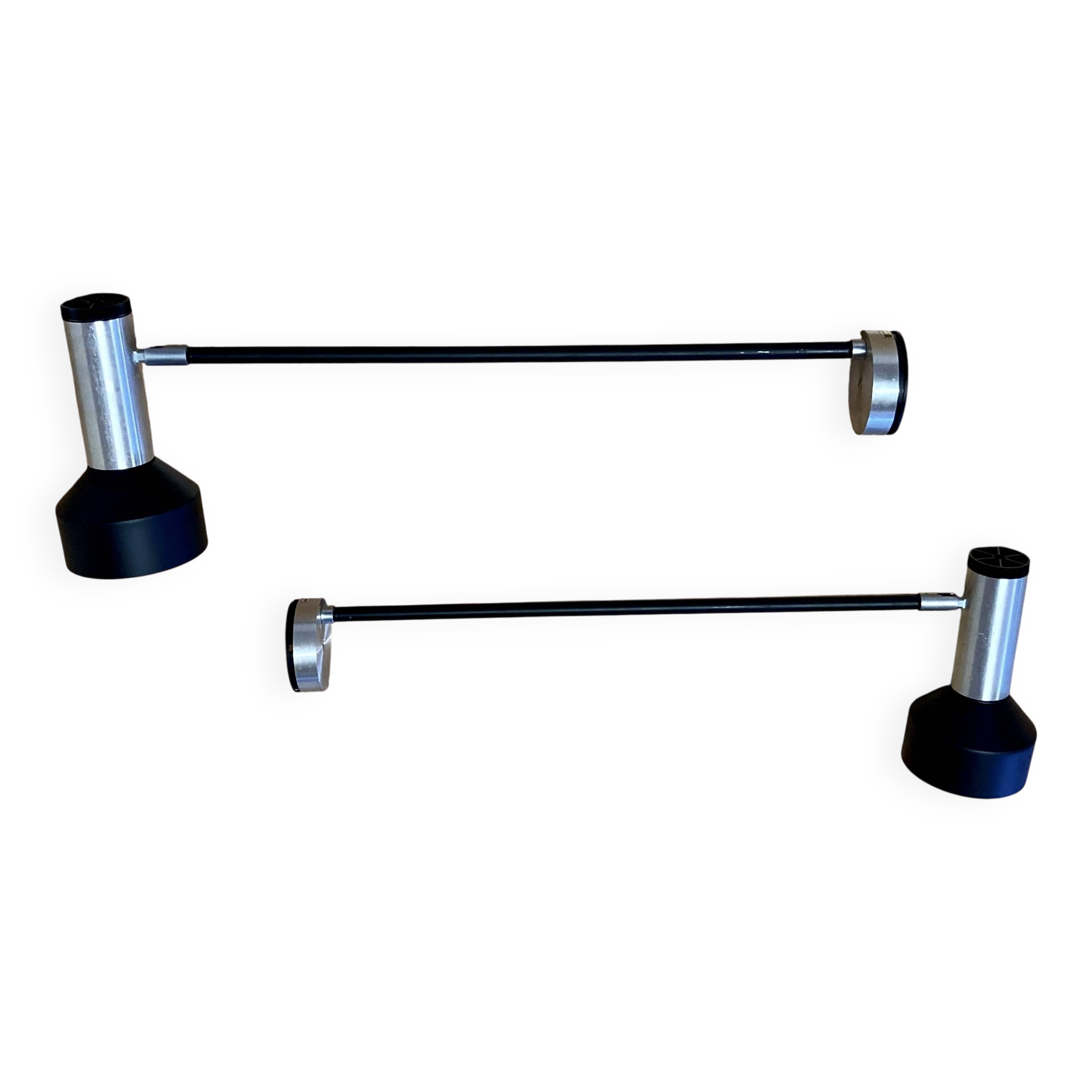 Pair of large wall lights 65 cm design 1950.