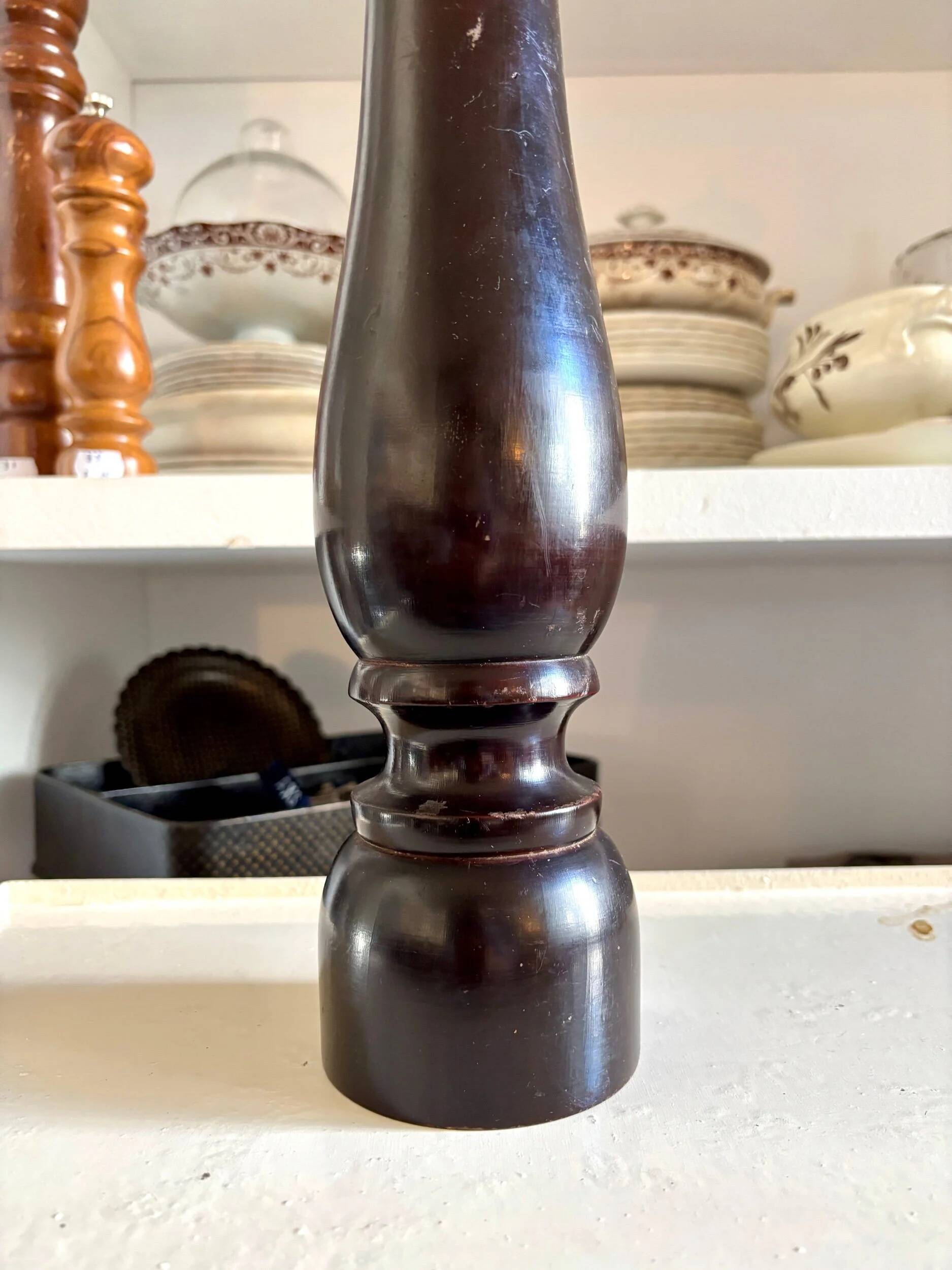 Dark Wood Pepper Mill No. 1