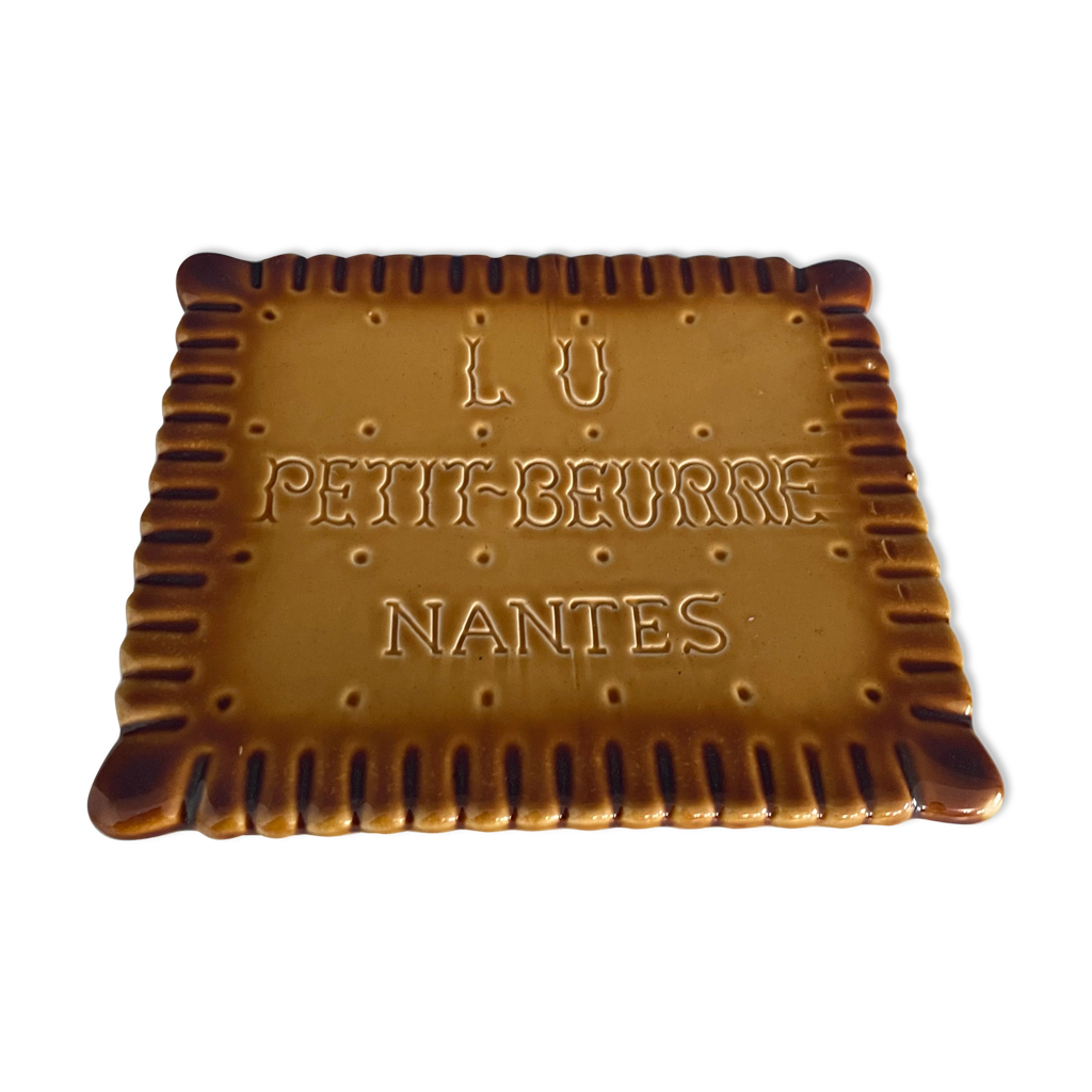 Magnets émaillé Petit Beurre LU - 5.8 cm sur 7.8 cm - Aimanté plaque