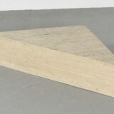 Large travertine coffee table