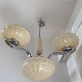 Art Deco chandelier 3 branches