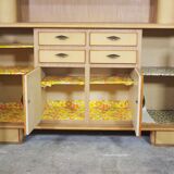 High beech rows, 1950s, set of 2