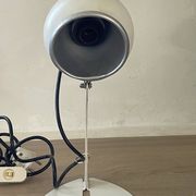 Lampe orientable eye ball, design italien années 70