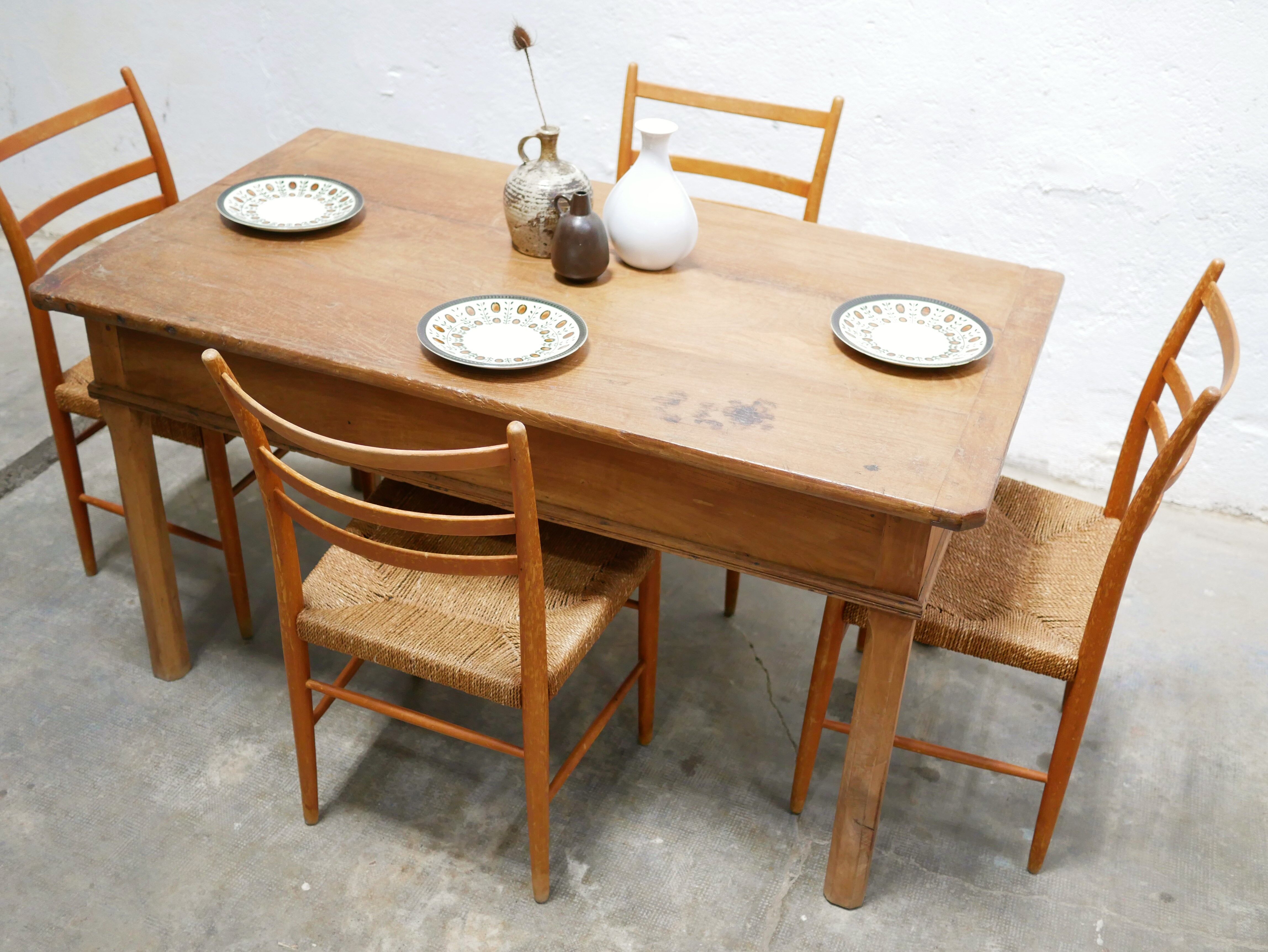 Farmhouse dining table, wooden desk