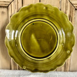 6 old Sarreguemines slip plates