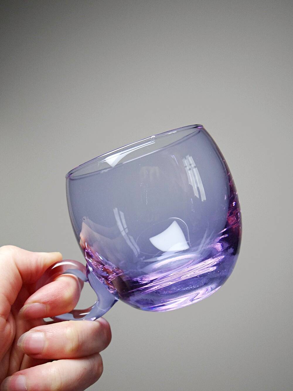 Vintage 70s Alexandrite Crystal "Bleikristall" Sangria/Punch Set