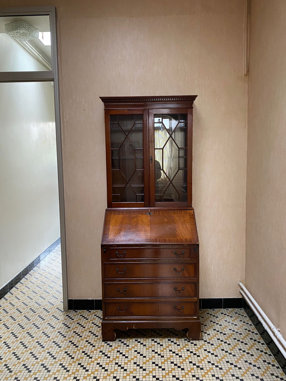 English solid wood scriban