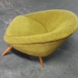 Fauteuil œuf  EGG années 50 style Jean Royere