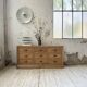 Pine craft cabinet with drawers