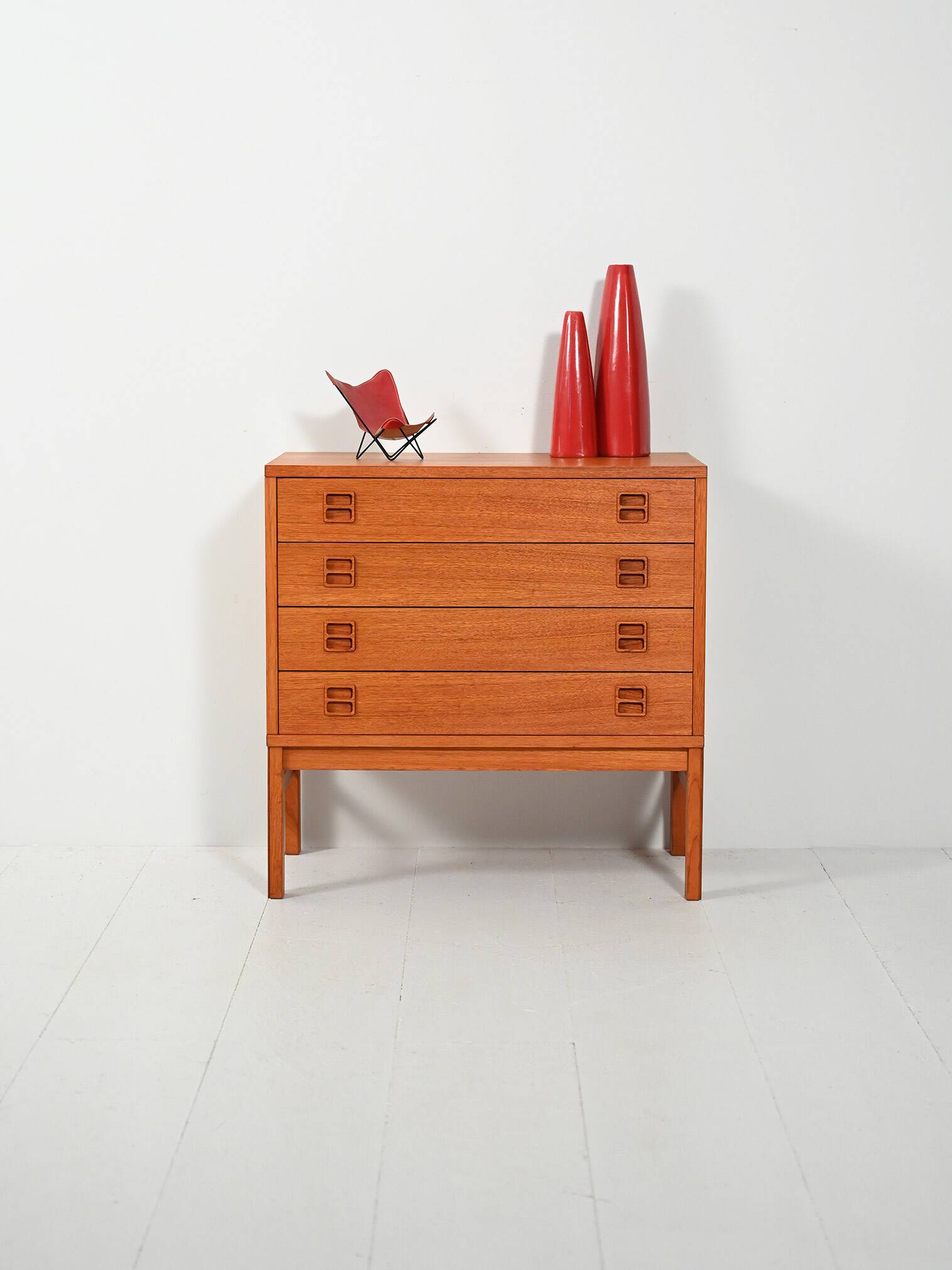 Scandinavian rationalist chest of drawers, 1960s