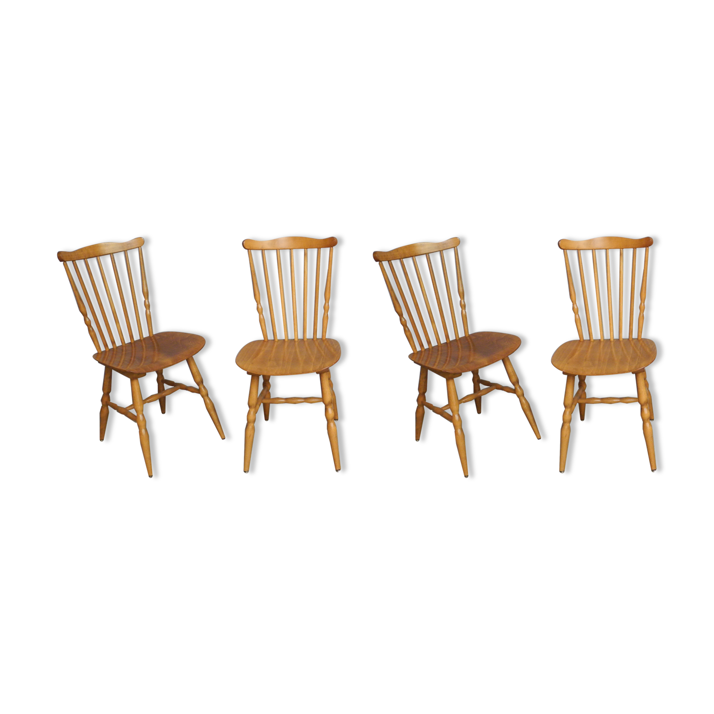 Lot of 4 chairs bistro Baumann Tacoma from the 60s
