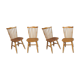 Lot of 4 chairs bistro Baumann Tacoma from the 60s