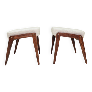 Pair de tabourets en