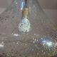 Designer drop pendant in blown and bubbled glass, Capital Lighting