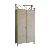 Vintage rattan cabinet