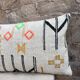Handmade cushion cover in Berber wool: Moroccan Kilim cushion