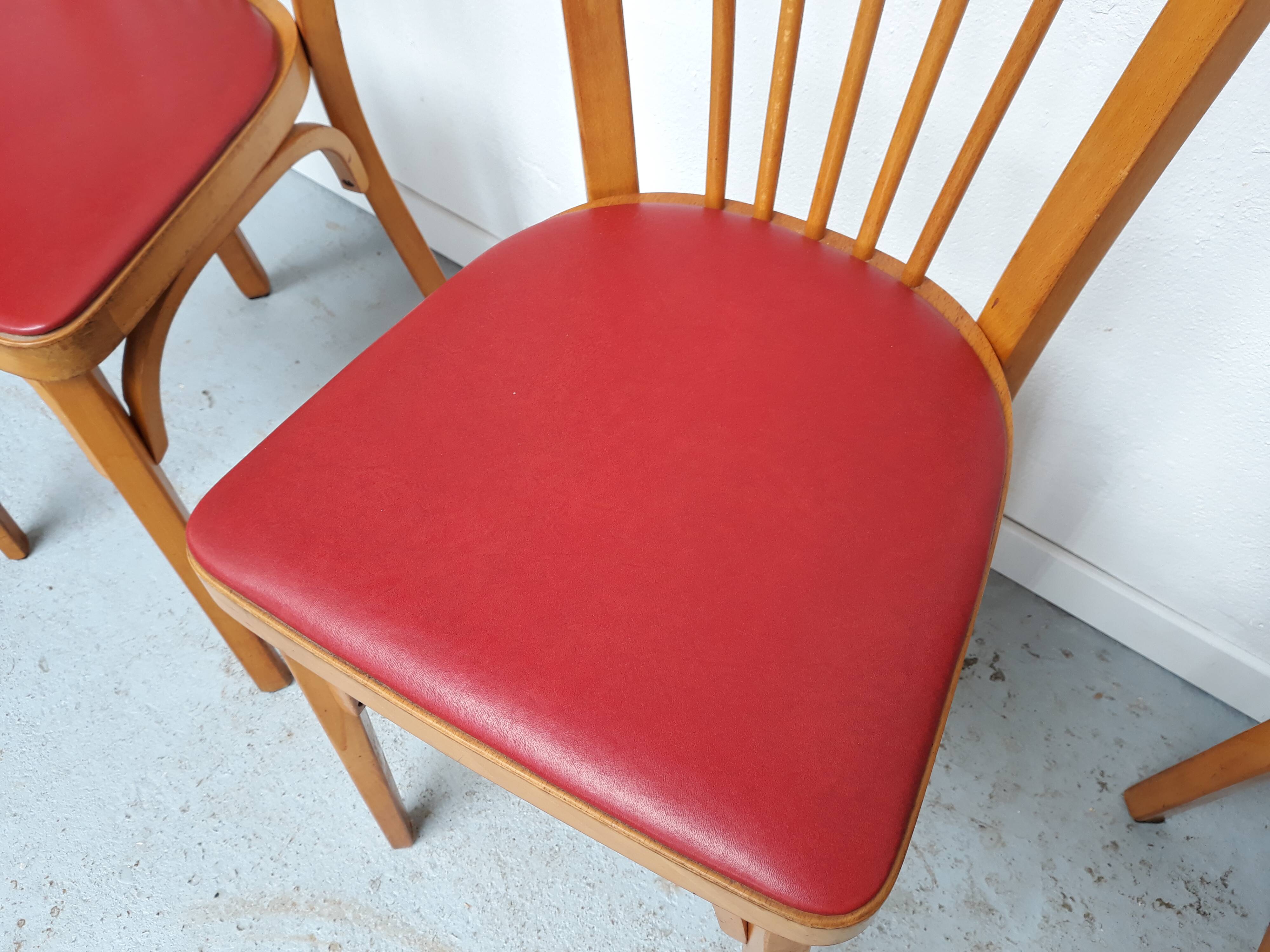 4 vintage bistro chairs Baumann