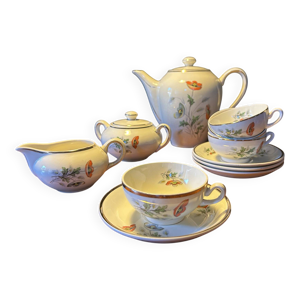 Service à thé ancien - tasses soucoupes