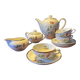 Antique tea service Céranord by Amand – 20 cups and saucers – perfect