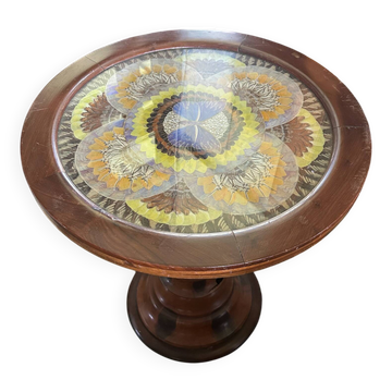 Table d'appoint brésilienne lumineuse