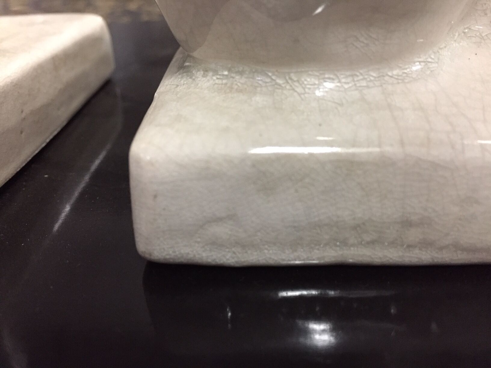 Ancient bookends by Saint Clement manufacturer