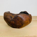 Empty pocket cut solid wood brutalist