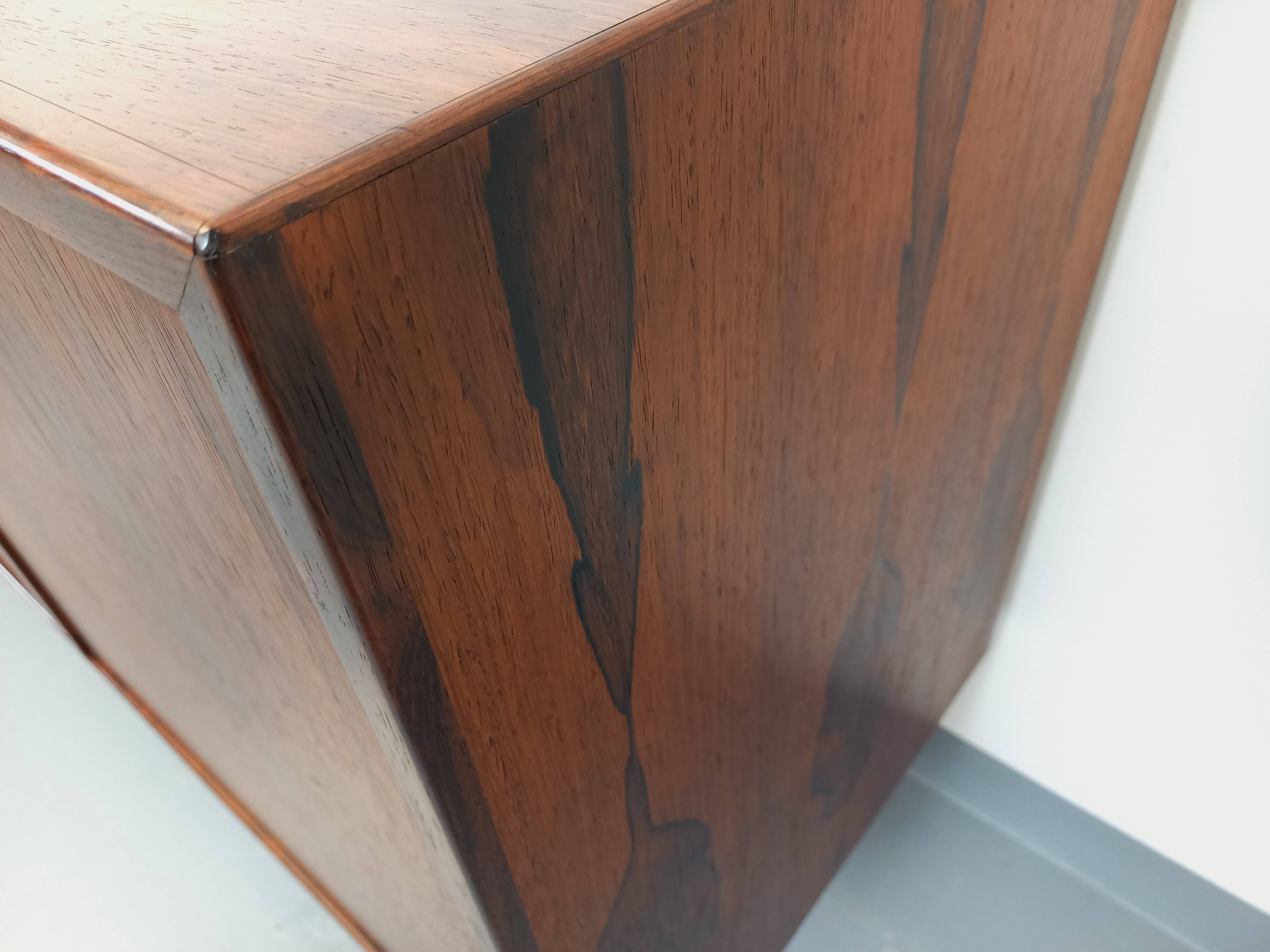 Vintage Scandinavian enfilade by Danish designer Arne Vodder in rosewood.