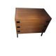 Chest of drawers with 3 drawers in teak by René Jean Caillette