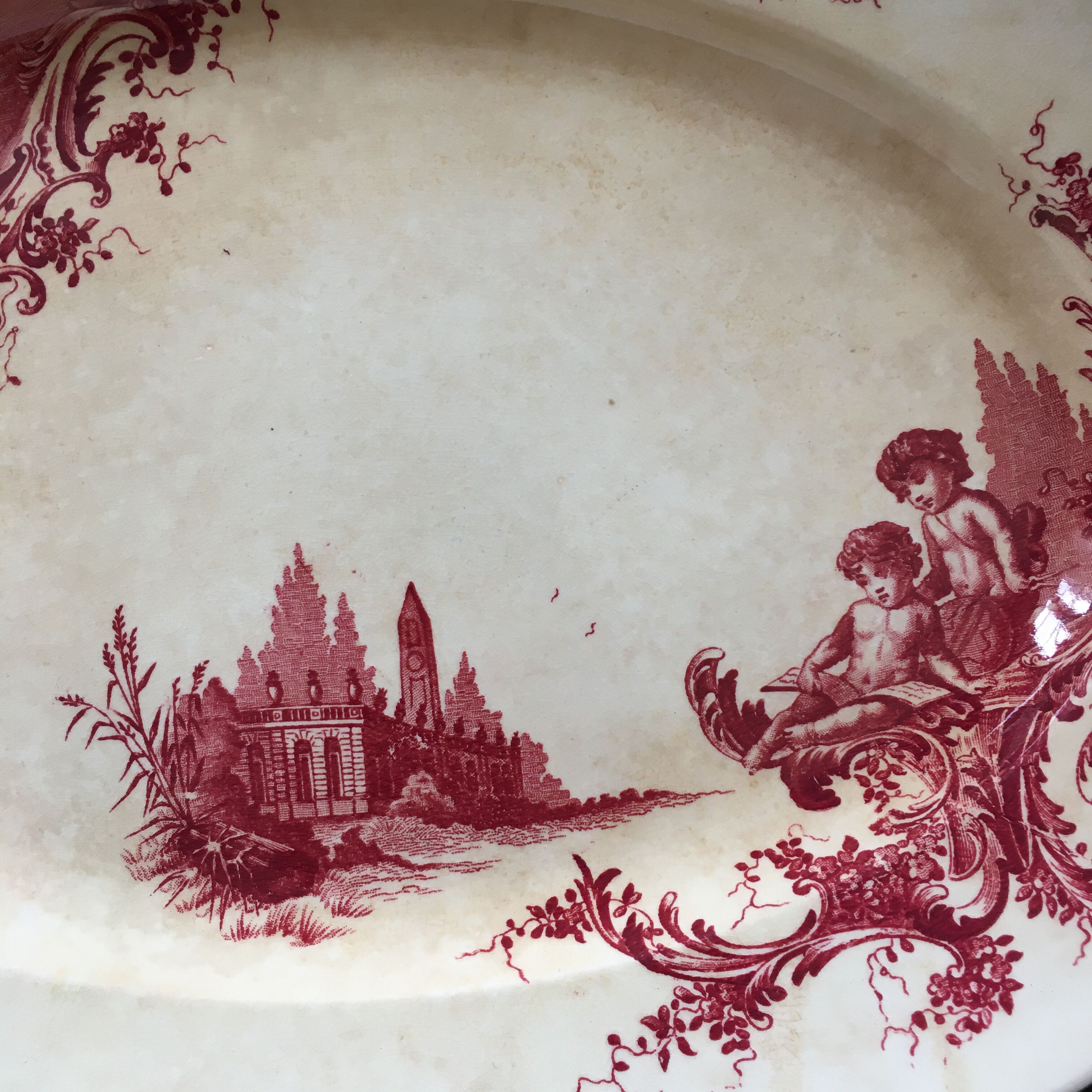 Duo oval dishes Terre de fer