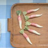 Ensemble de 6 porte-couteaux en forme de radis