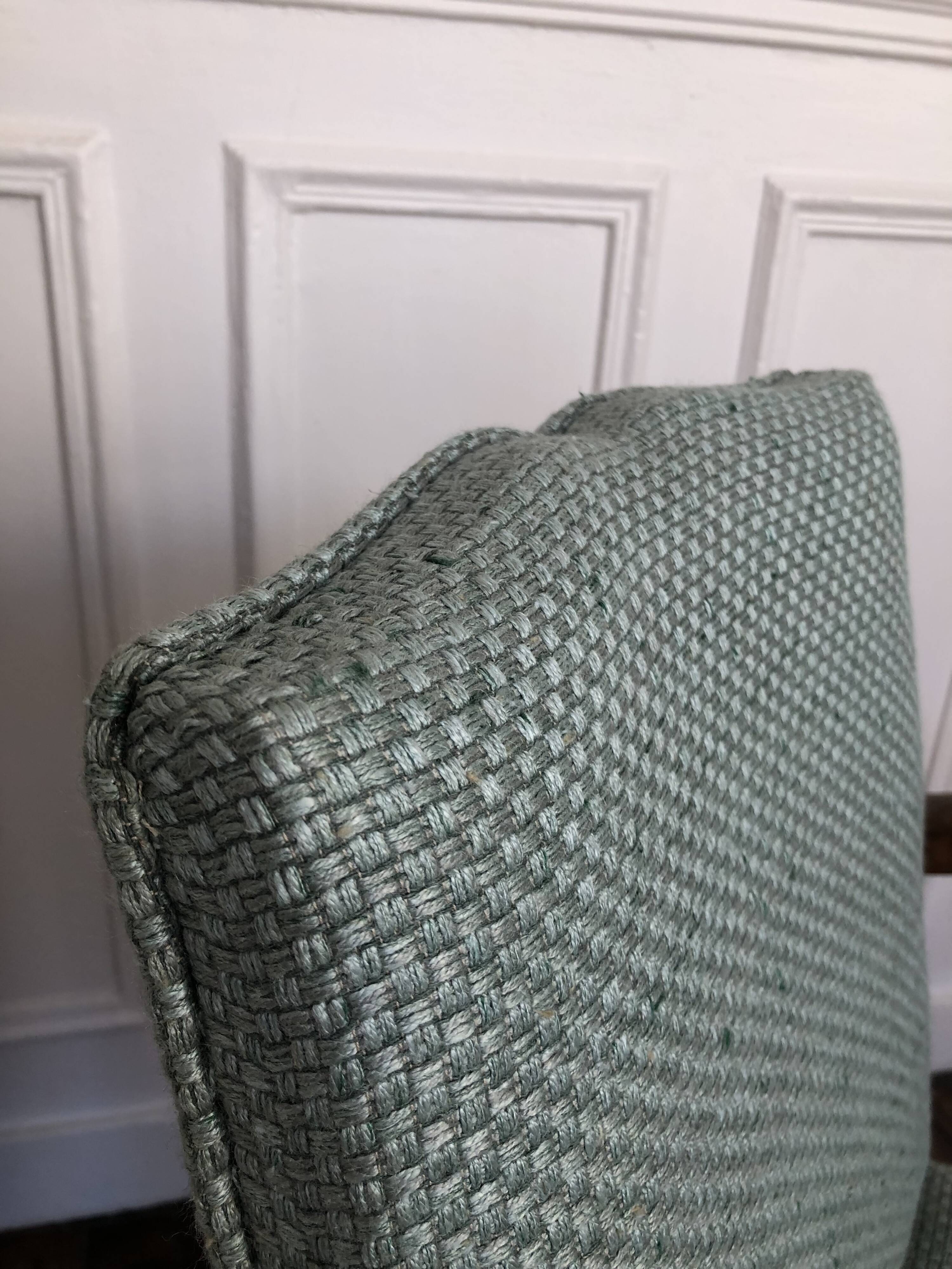 Restored Bridge Armchair - Mustache Back