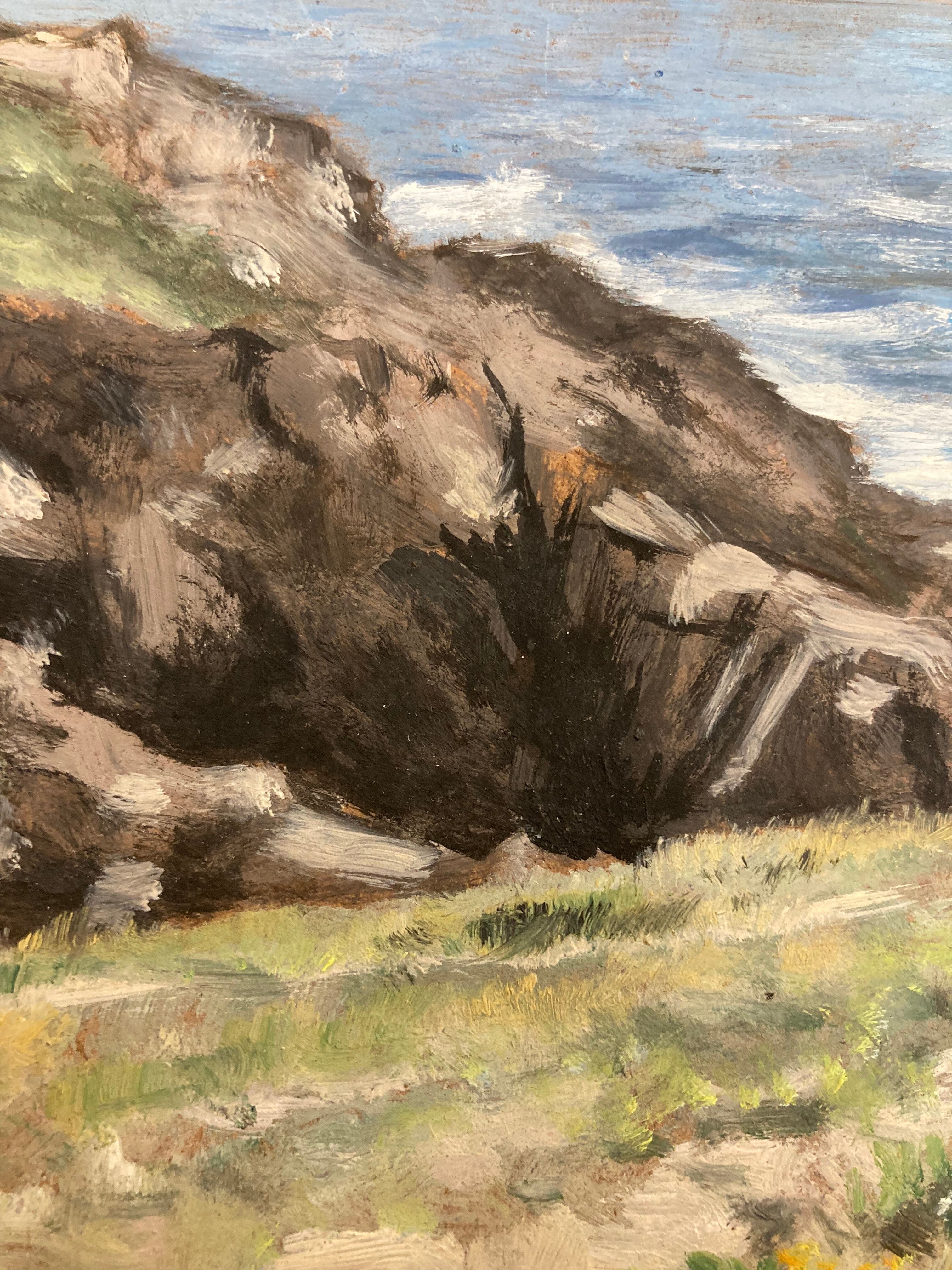 Vintage landscape painting