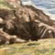 Vintage landscape painting