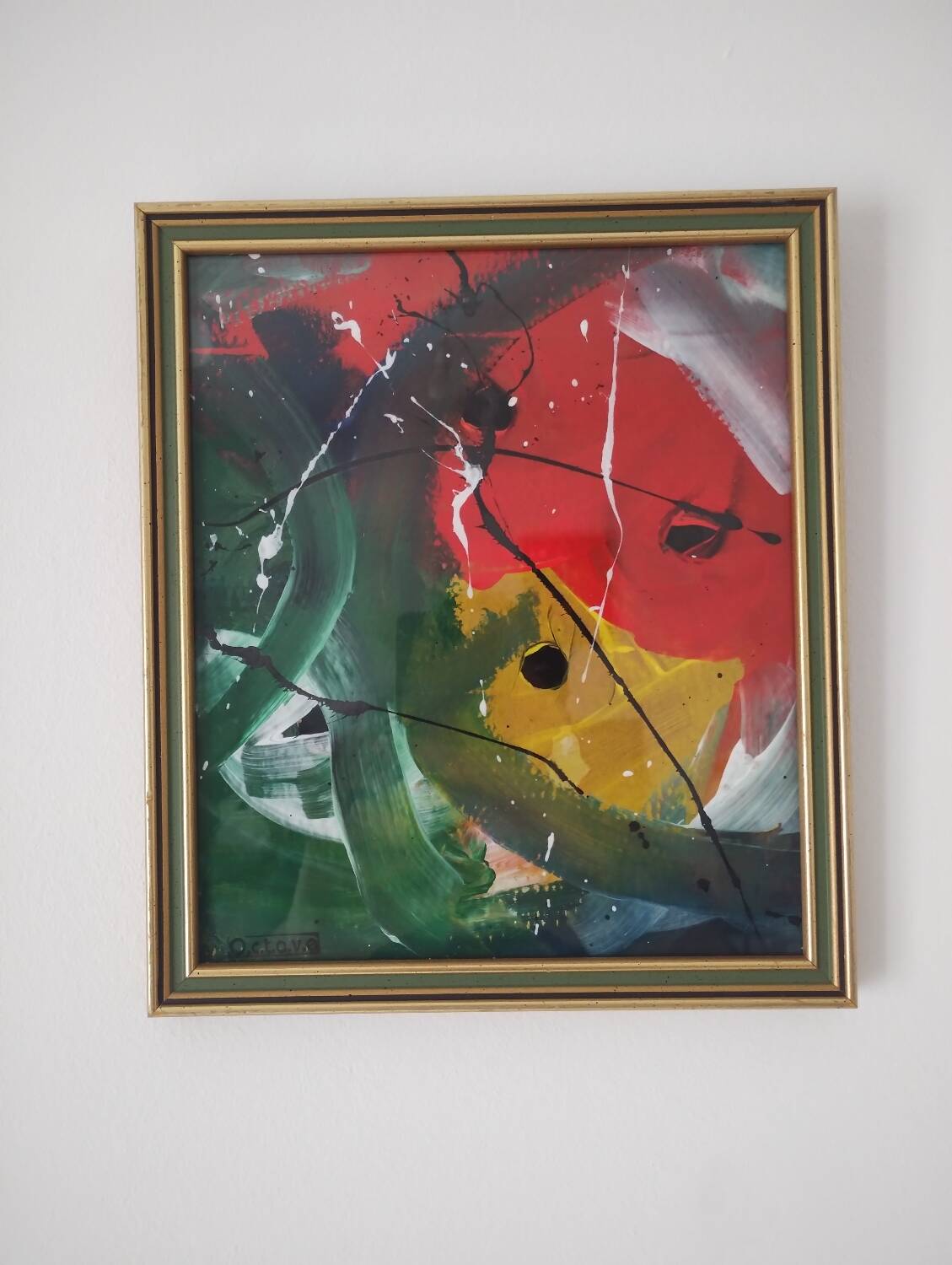 Small abstract painting