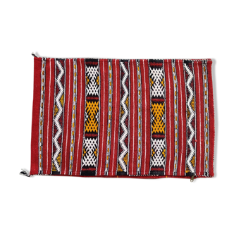 Red Moroccan Kilim cushion