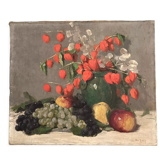 Old still life painting signed Frédéric Louis Levé