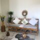 3-seater bamboo sofa 50/60