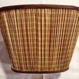 Pleated silk lampshade