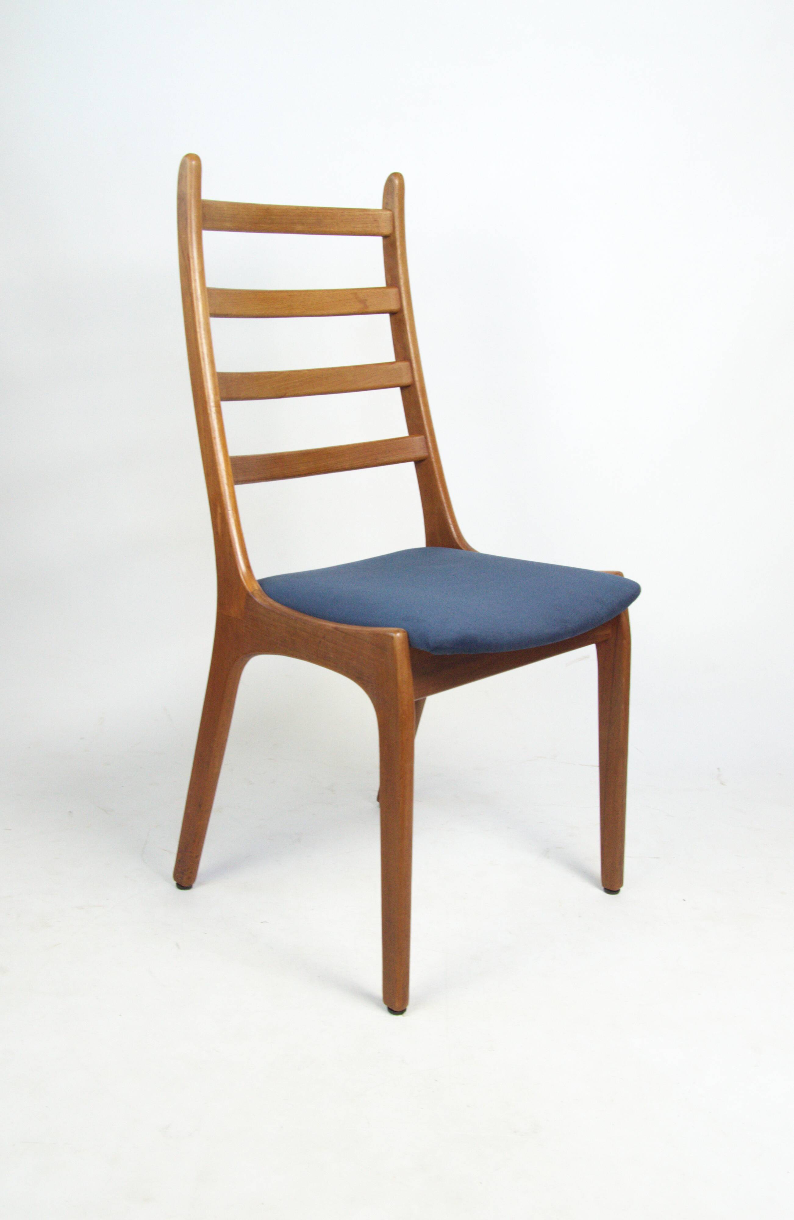 Ensemble de quatre chaises, K.S. Mobelfabrik, Danemark, années 1960