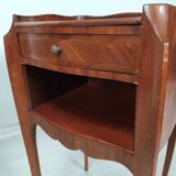 Pair of marquetry bedside tables