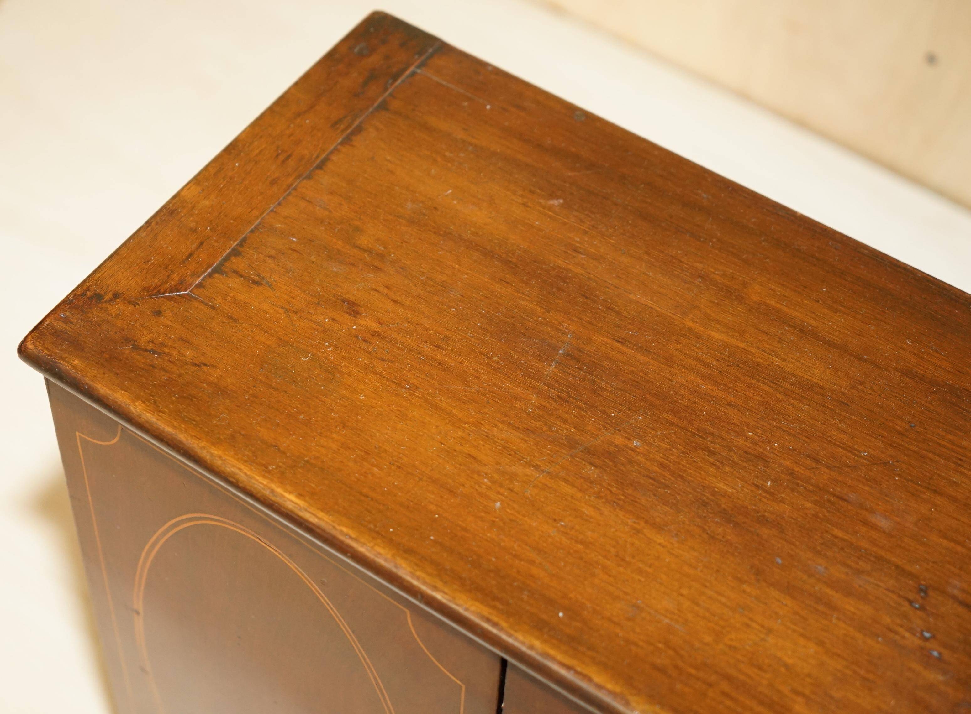 Restored Georgian Sheraton cabinet, circa 1820.