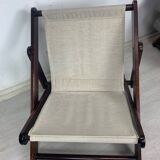 Pair of folding armchairs