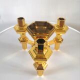Gilded candle holders 4 candles, 70s