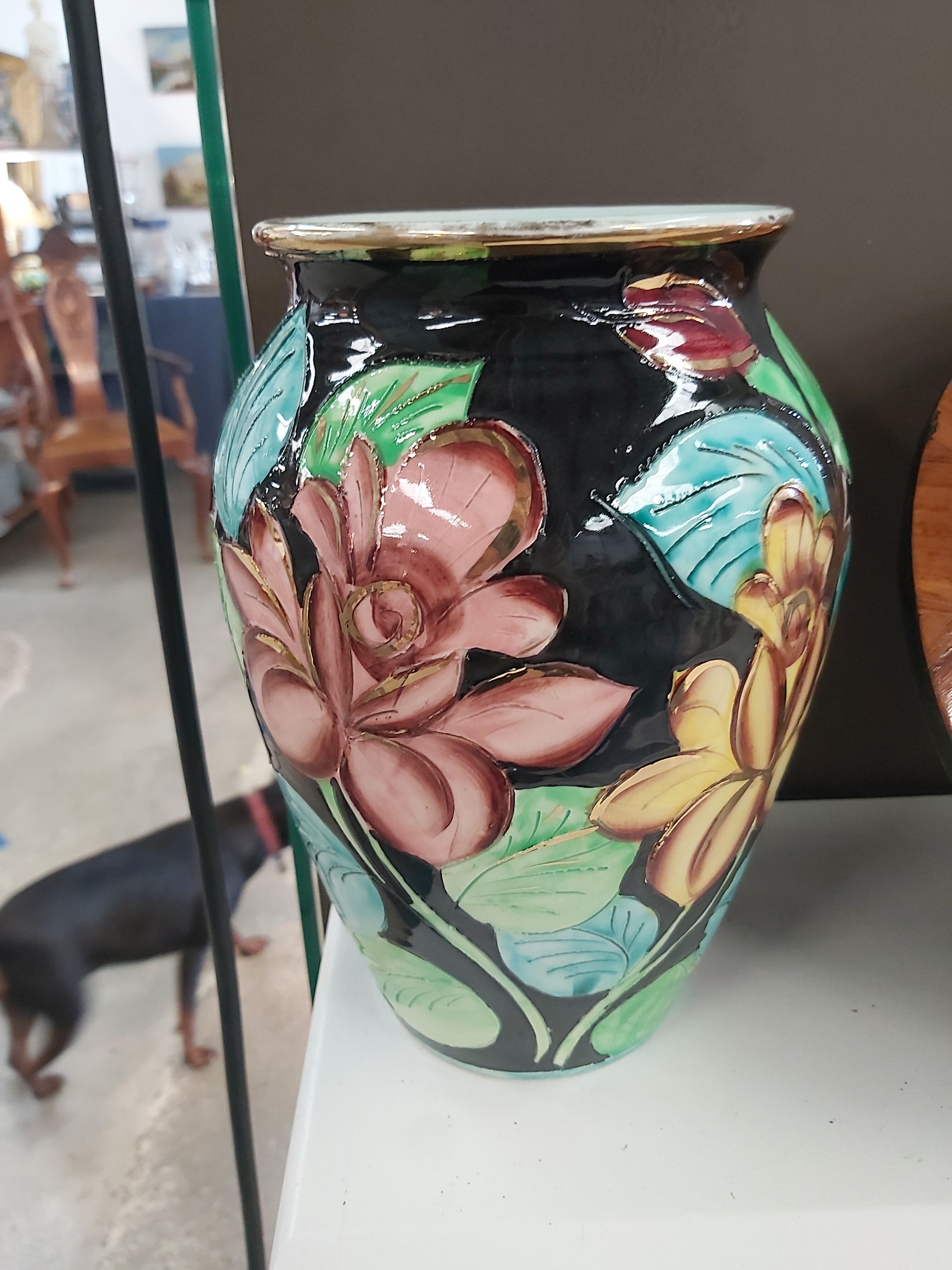 Vase signed Vallauris